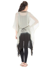 Grey Shaded Georgette Kaftan