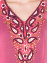 Two-Tone Pink Poncho