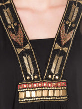 Black Georgette Kaftan