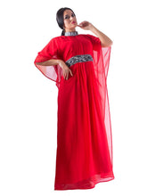 Solid Red Kaftan