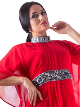 Solid Red Kaftan