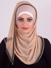 Studded Lace Border Instant Hijab