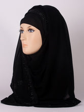 Studded Lace Border Instant Hijab