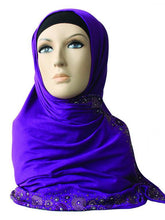 Heavy Studded Instant Hijab-A15SHCARTWSRKP1881L
