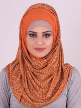 Printed Knitted Instant Hijab