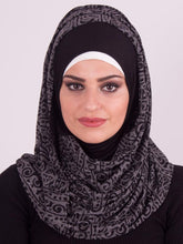 Printed Knitted Instant Hijab