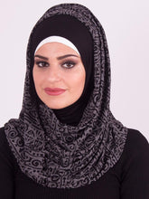 Printed Knitted Instant Hijab