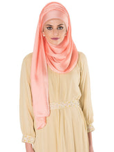 Pearl Bordered Satin Scarf