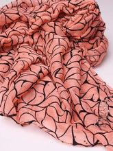Leaf Pattern Crepe Hijab