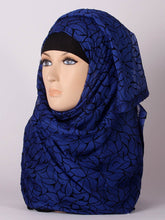 Leaf Pattern Crepe Hijab