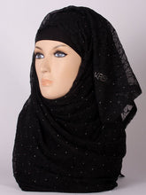 Leaf Pattern Crepe Hijab