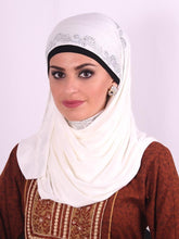 Stone Bordered Jersey Hijab