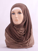 Two Color Jersey With Lace