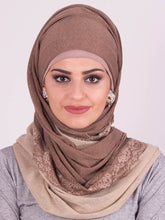 Two Color Jersey With Lace