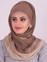Two Color Jersey With Lace