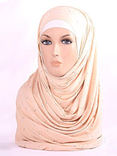 Jersey Hijab With Scattered Crystals
