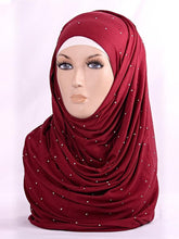 Jersey Hijab With Scattered Crystals