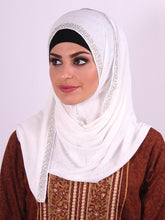 Alex Crystal Border Hijab