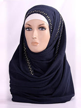 Alex Crystal Border Hijab