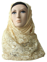 Shimmer Lace Instant Scarves