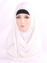 Rhinestone Border Instant Shawl