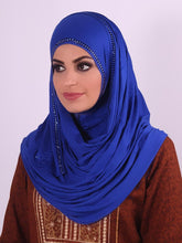 Rhinestone Border Instant Shawl