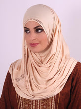 Rhinestone Border Instant Shawl