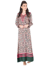 A-Line Printed Maxi-S16JBCAALNVA52