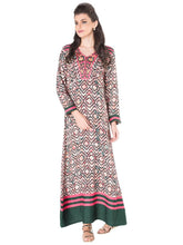 A-Line Printed Maxi-S16JBCAALNVA52
