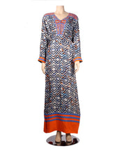 A-Line Printed Maxi-S16JBCAALNVA52