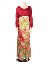 Geometric Print Maxi-S16JBCAALNVR876A