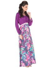 Geometric Print Maxi-S16JBCAALNVR876A