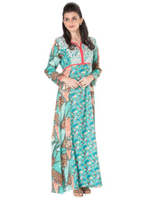Floral Print Jalabiya-S16JBCAKALVR461A
