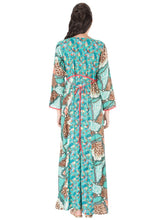 Floral Print Jalabiya-S16JBCAKALVR461A