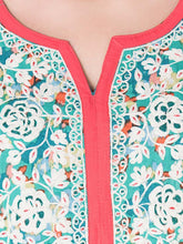 Floral Print Jalabiya-S16JBCAKALVR461A