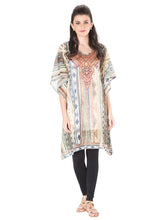 Abstract Print Poncho