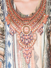 Abstract Print Poncho