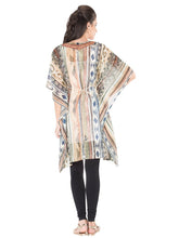 Abstract Print Poncho