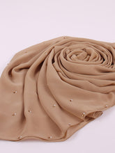 Pearl Studded Square Hijab