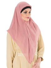 Pearl Studded Square Hijab