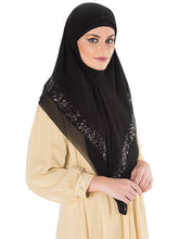 Sequin Border Square Hijab