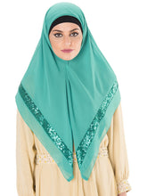 Sequin Border Square Hijab