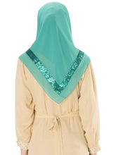 Sequin Border Square Hijab