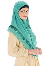 Sequin Border Square Hijab