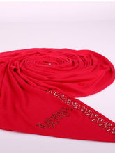 Studded Border Jersey Hijab