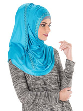 Studded Border Jersey Hijab