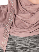 Studded Border Jersey Hijab