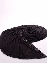 Studded Border Jersey Hijab