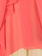 Stone Studded Chiffon Scarf