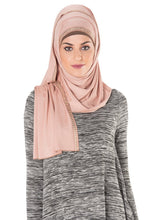 Square Studded Border Knitted Hijab